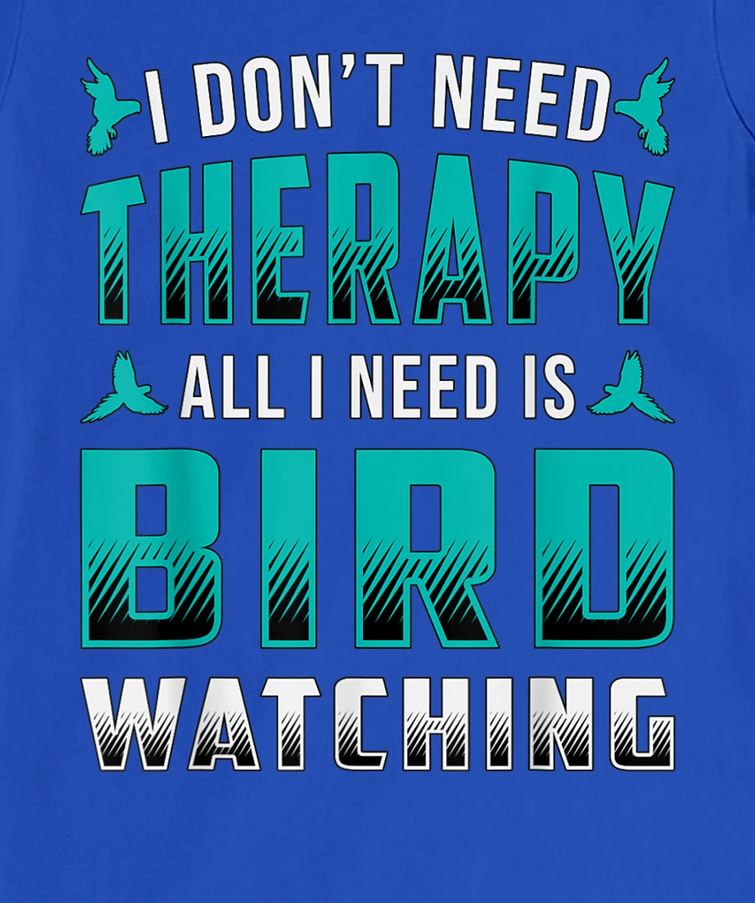 Bird Watching I Don't Need Therapy Birds Retro Bird Watcher T-Shirt, Women T-Shirt
