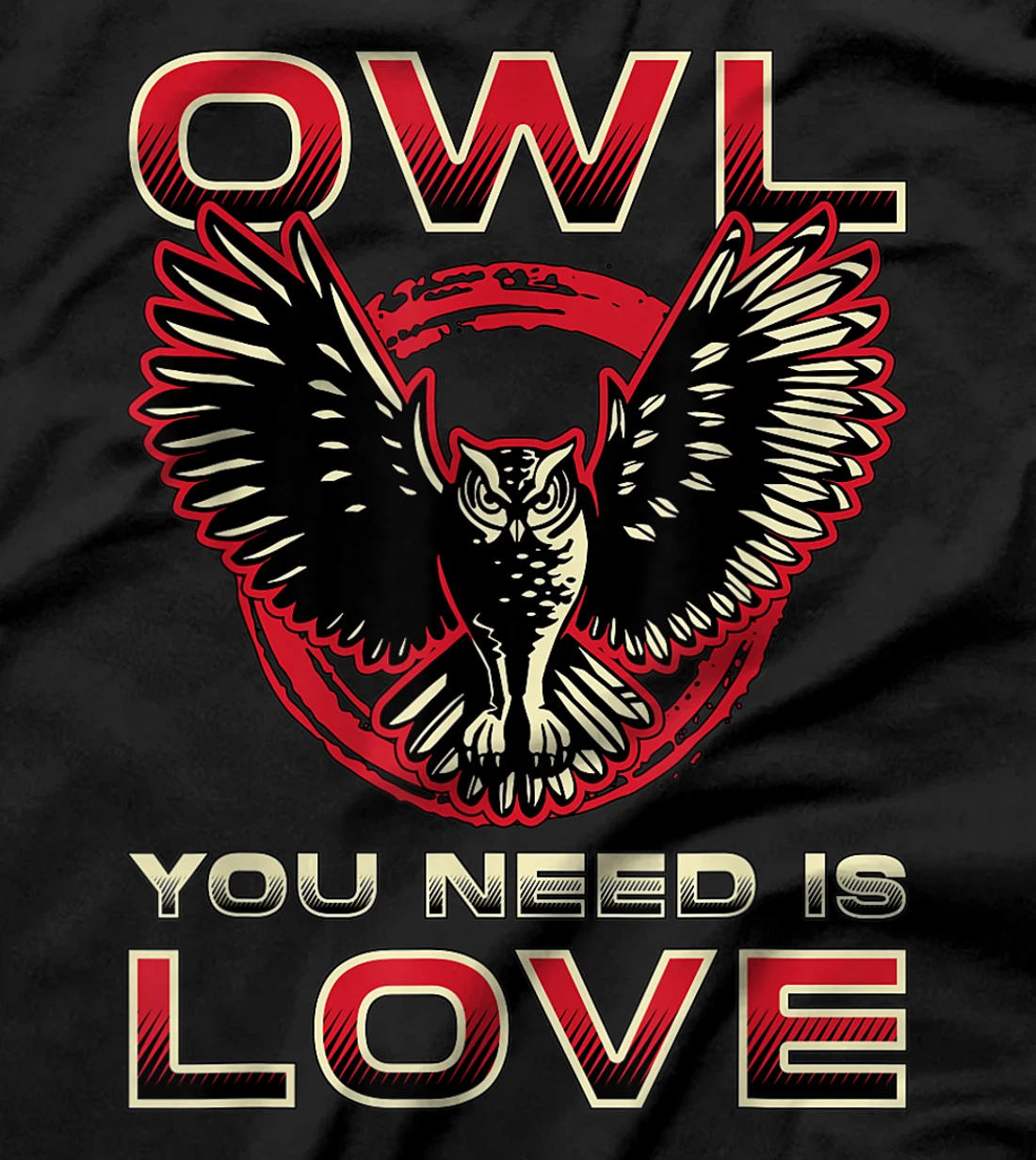 Owl You Need Is Love Watch Birds Retro Vintage Bird Watcher T-Shirt, Women T-Shirt