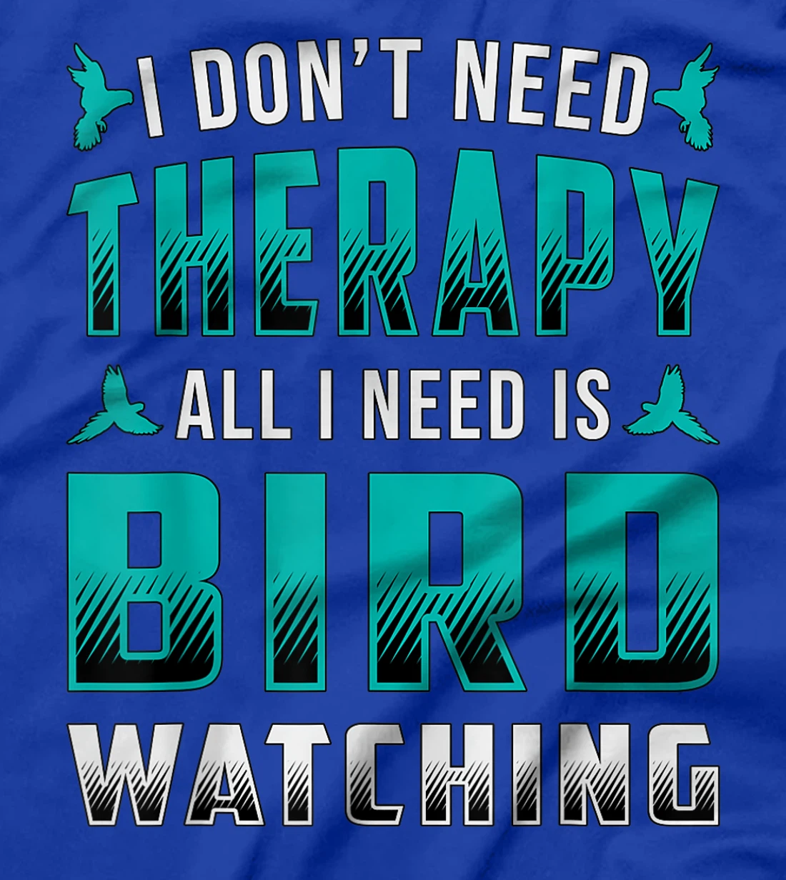 Bird Watching I Don't Need Therapy Birds Retro Bird Watcher T-Shirt, Women T-Shirt