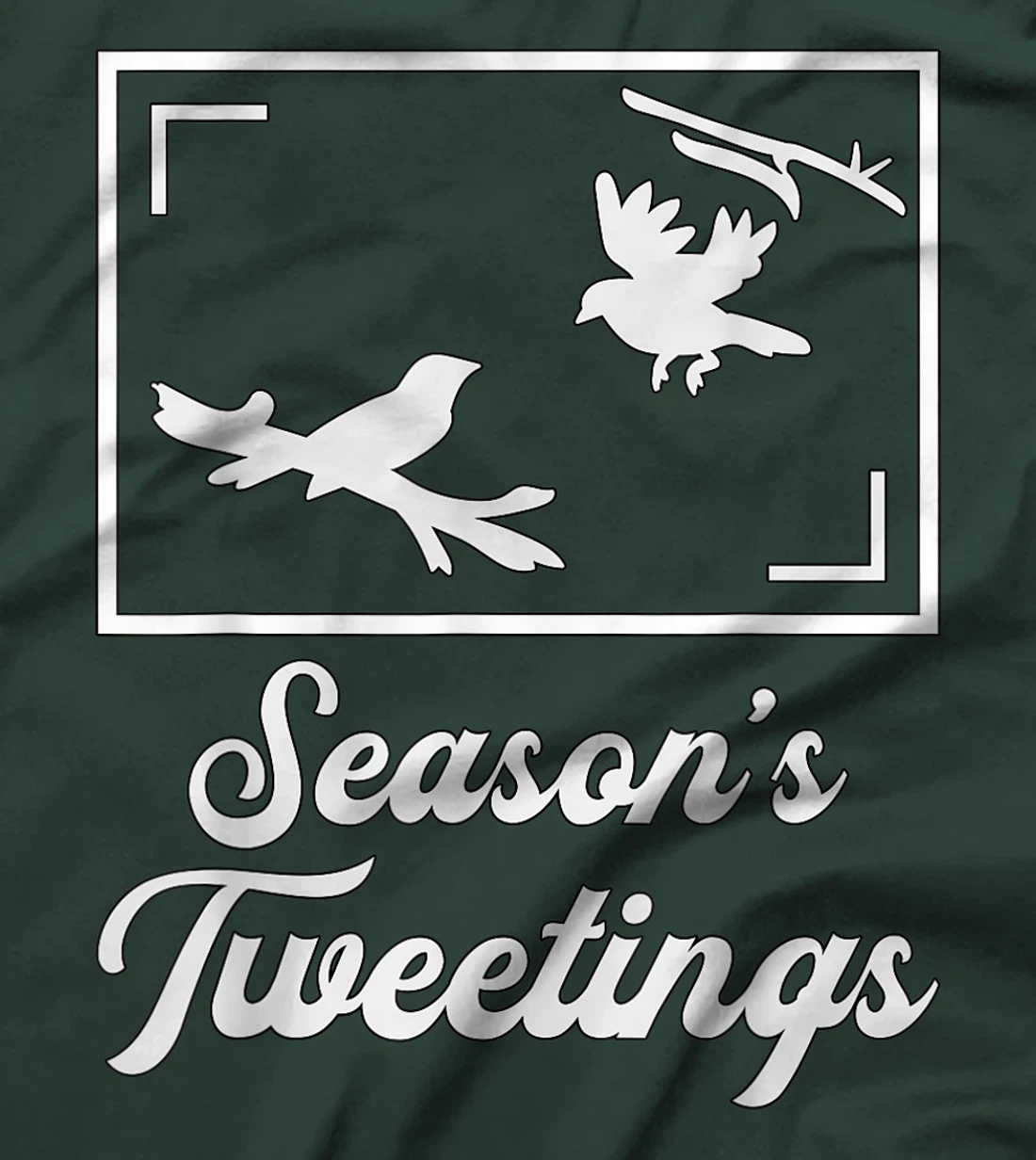 Season's Tweetings Watch Birds Retro Vintage Bird Watcher T-Shirt, Women T-Shirt