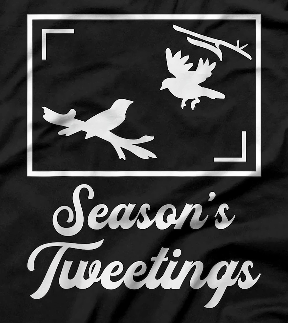 Season's Tweetings Watch Birds Retro Vintage Bird Watcher T-Shirt, Women T-Shirt