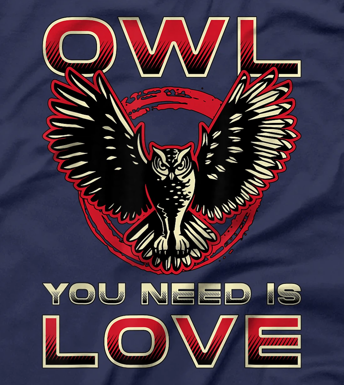 Owl You Need Is Love Watch Birds Retro Vintage Bird Watcher T-Shirt, Women T-Shirt