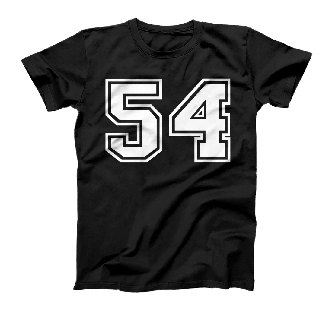 Number #54 Sports Jersey Lucky Favorite Number T-Shirt, Kid T-Shirt and Women T-Shirt