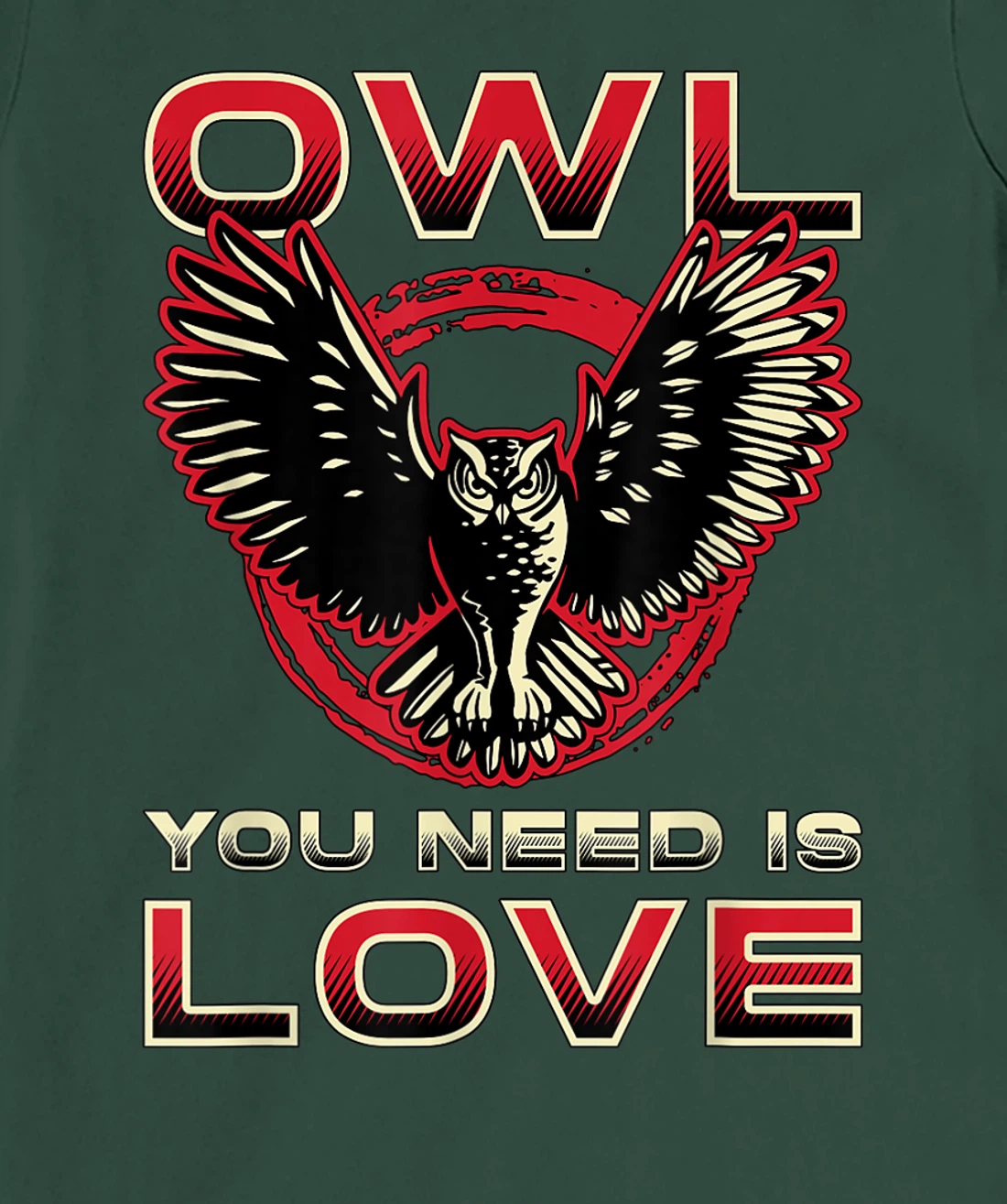 Owl You Need Is Love Watch Birds Retro Vintage Bird Watcher T-Shirt, Women T-Shirt