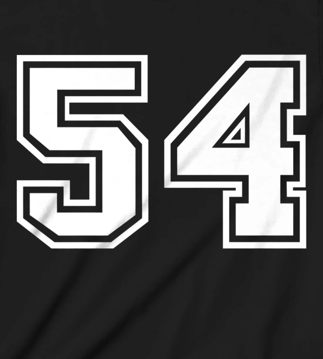 Number #54 Sports Jersey Lucky Favorite Number T-Shirt, Kid T-Shirt and Women T-Shirt