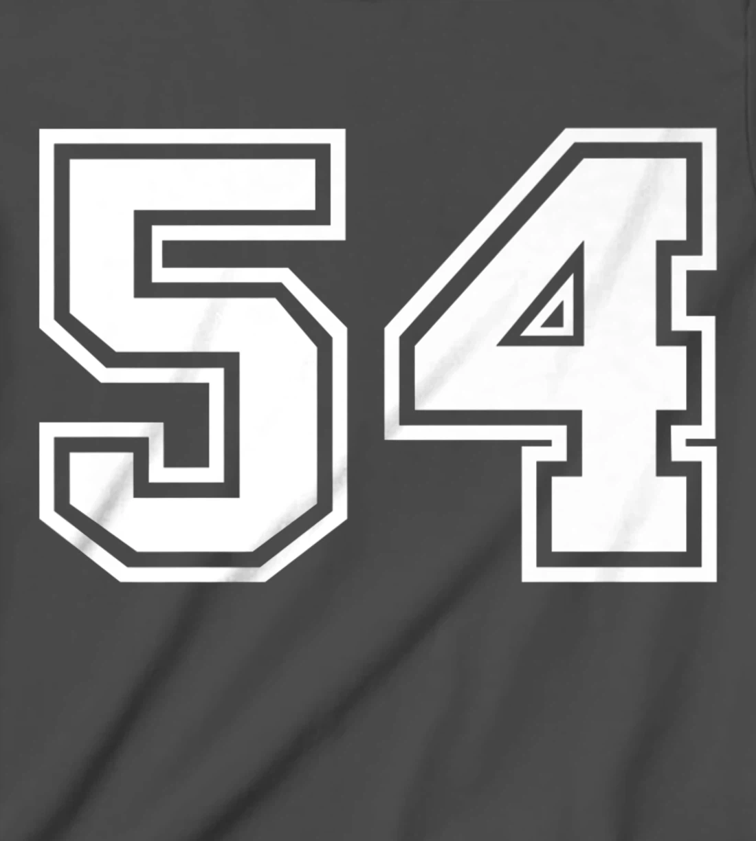 Number #54 Sports Jersey Lucky Favorite Number T-Shirt, Kid T-Shirt and Women T-Shirt