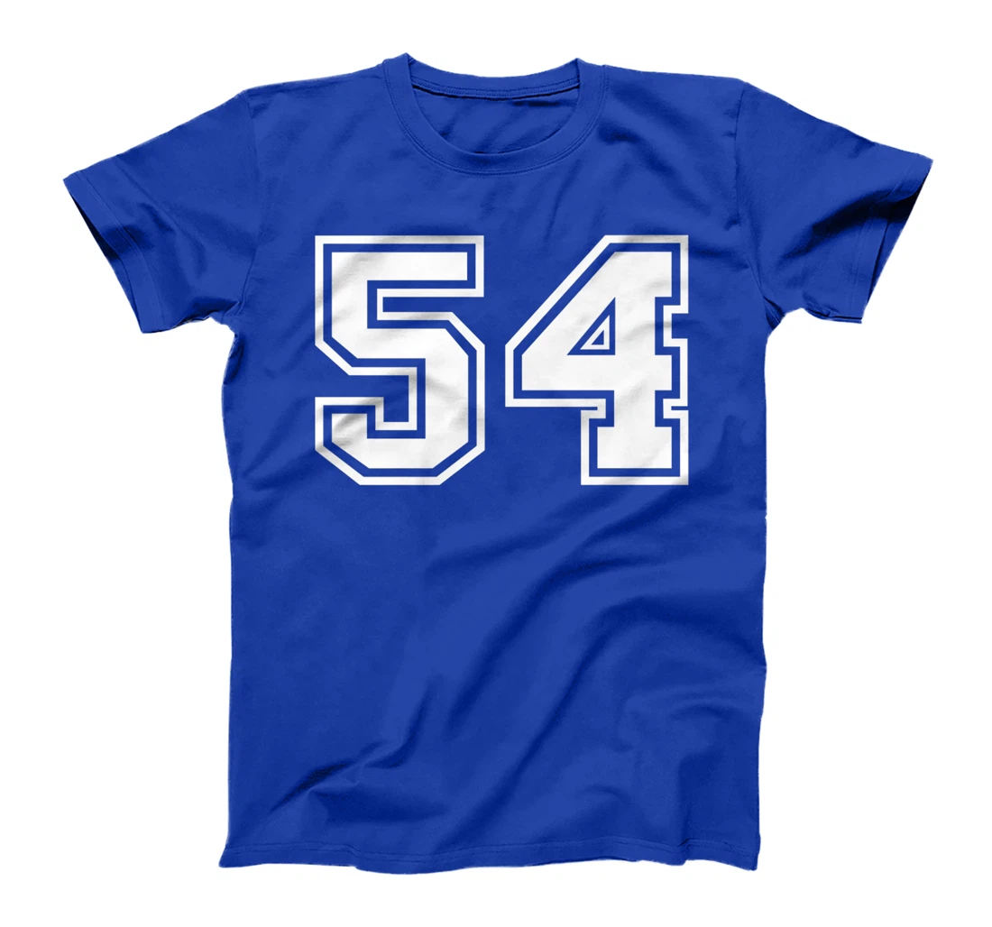 Number #54 Sports Jersey Lucky Favorite Number T-Shirt, Kid T-Shirt and Women T-Shirt