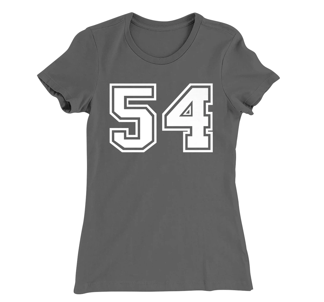 Number #54 Sports Jersey Lucky Favorite Number T-Shirt, Kid T-Shirt and Women T-Shirt