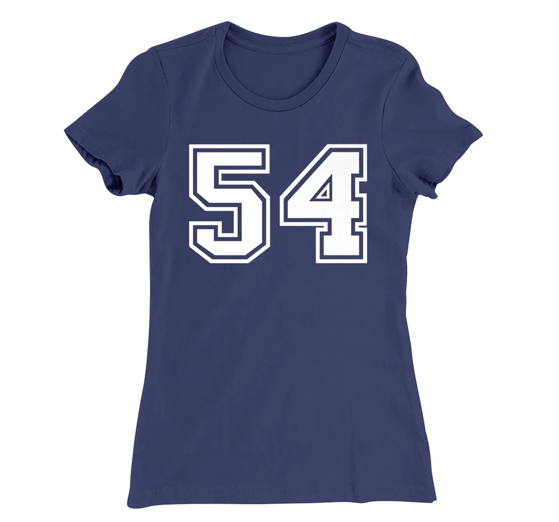 Number #54 Sports Jersey Lucky Favorite Number T-Shirt, Kid T-Shirt and Women T-Shirt