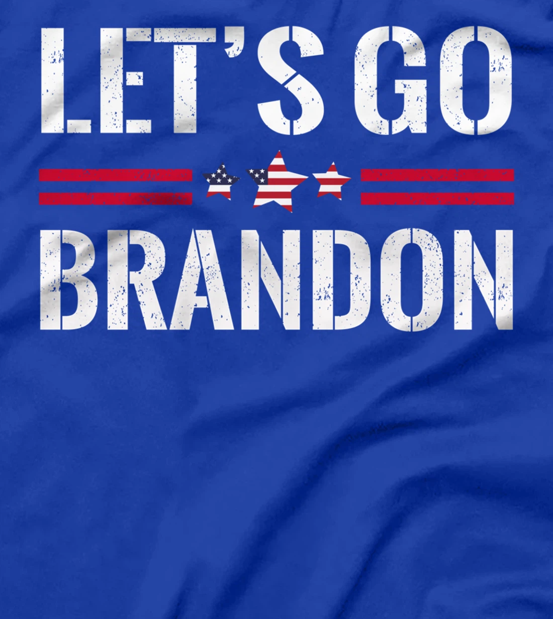 Let's Go Brandon Funny Conservative US Flag Impeach 46 T-Shirt