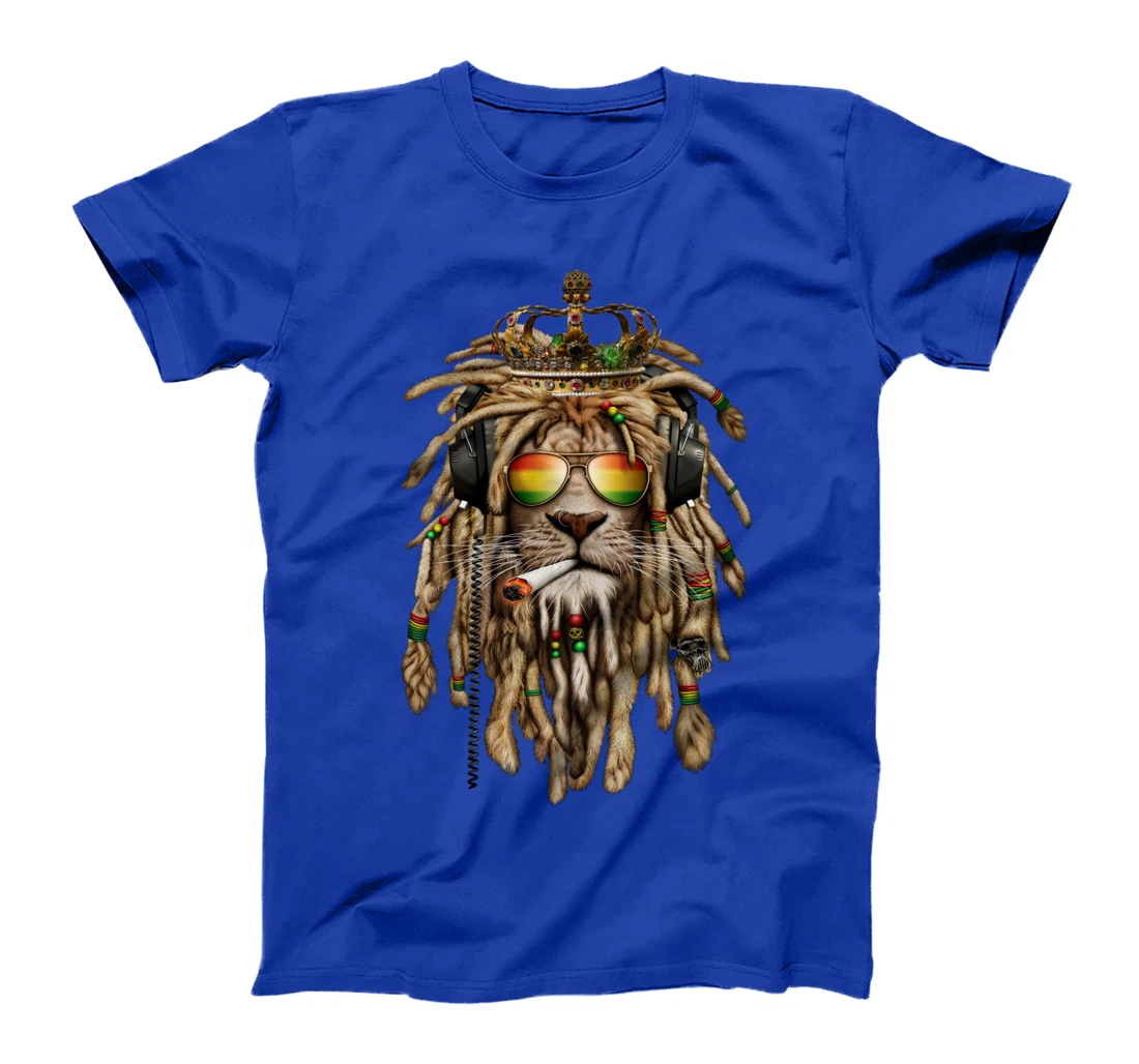 Rastafarian clothing and Reggae apparel with Reggae Lion T-Shirt