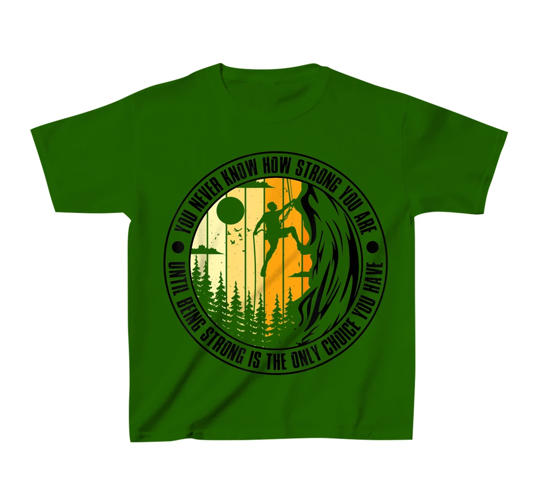 Climbing Bouldering Climber Mountain climber rock climbing T-Shirt, Kid T-Shirt and Women T-Shirt