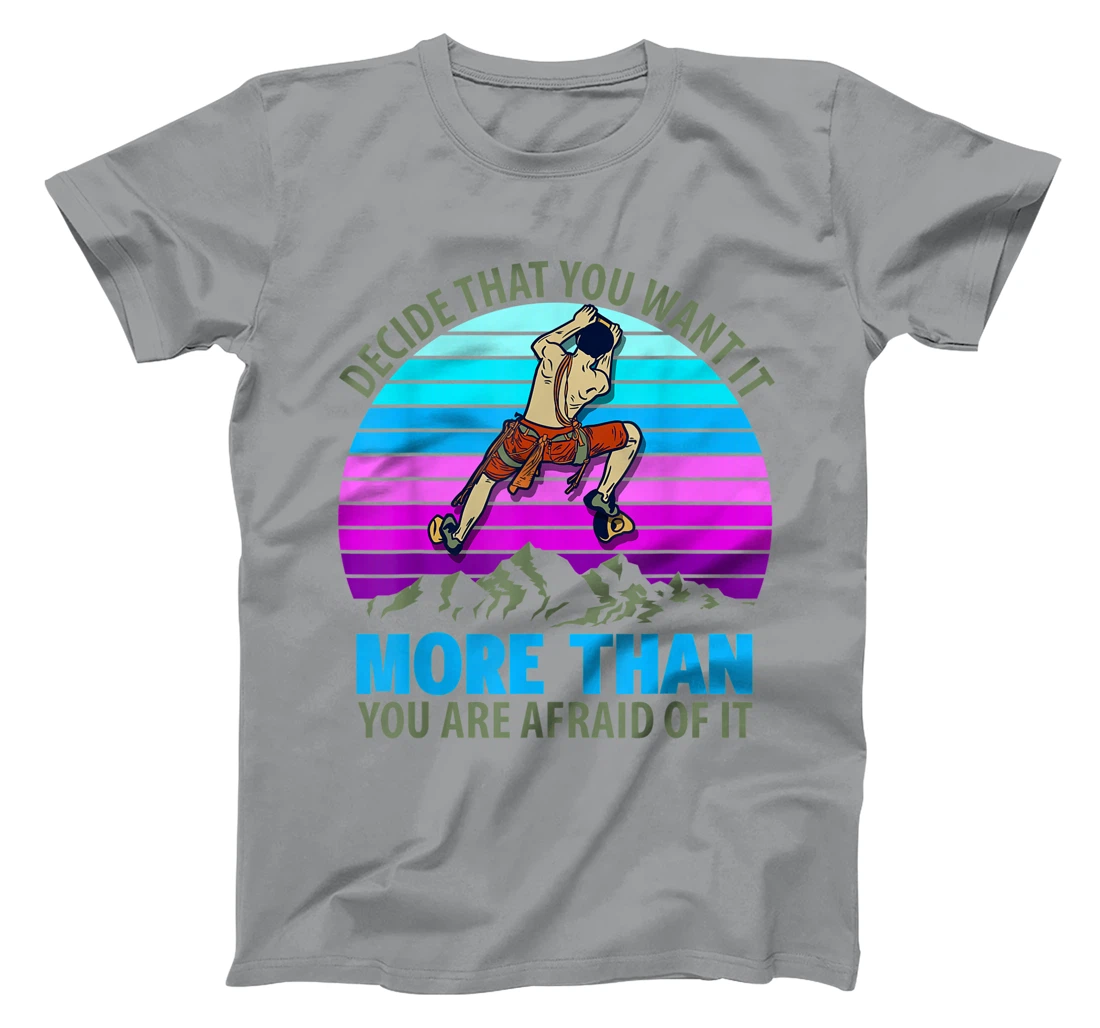 Climbing Bouldering Climber Mountain climber rock climbing T-Shirt, Kid T-Shirt and Women T-Shirt