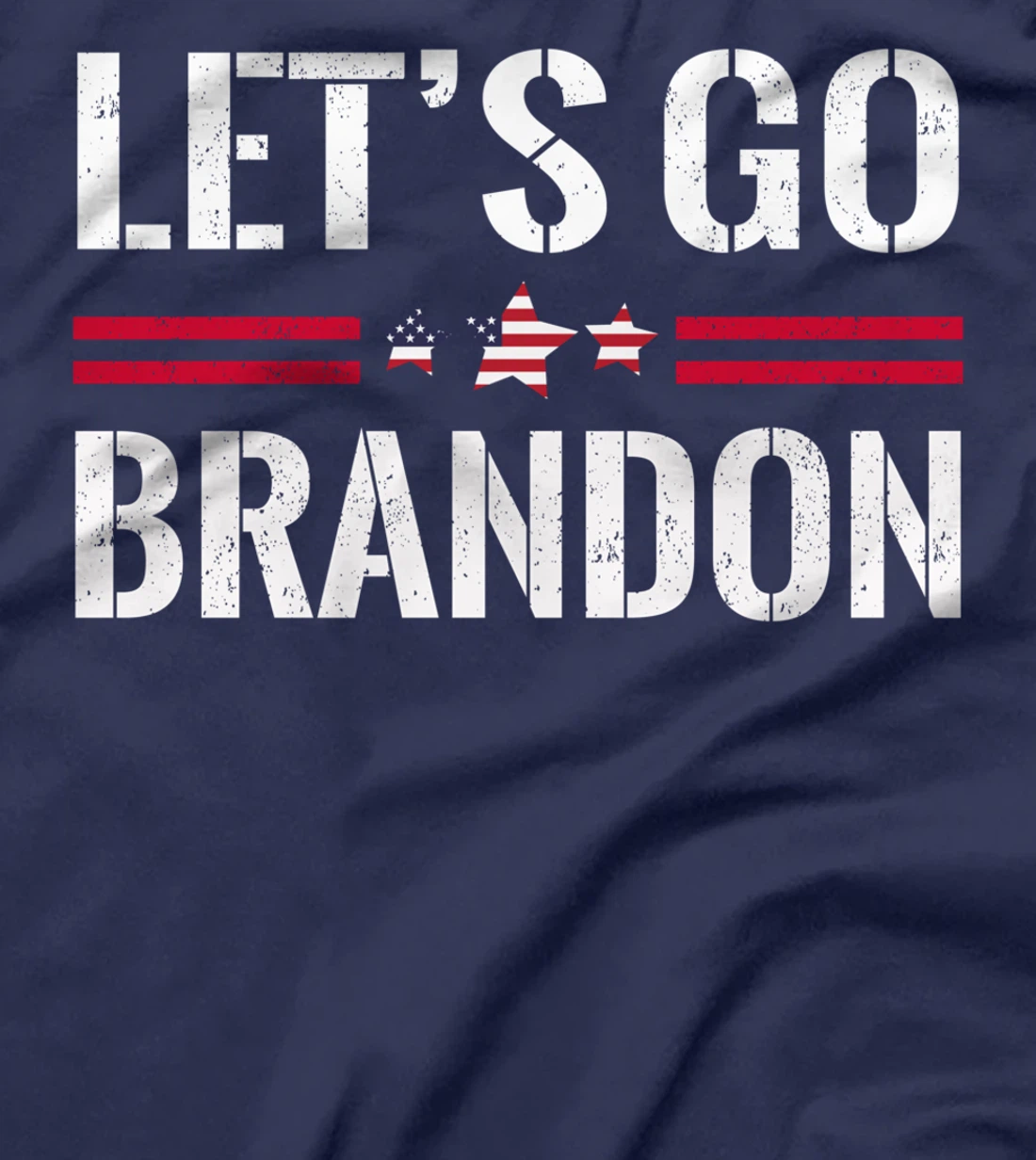 Let's Go Brandon Funny Conservative US Flag Impeach 46 T-Shirt