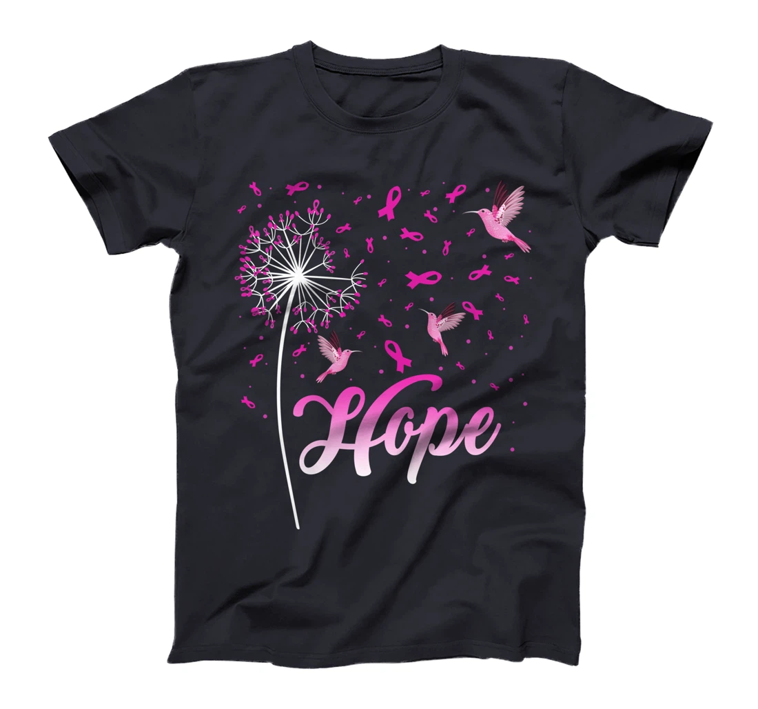 Hope Breast Cancer Awareness Hummingbird Breast Cancer month T-Shirt