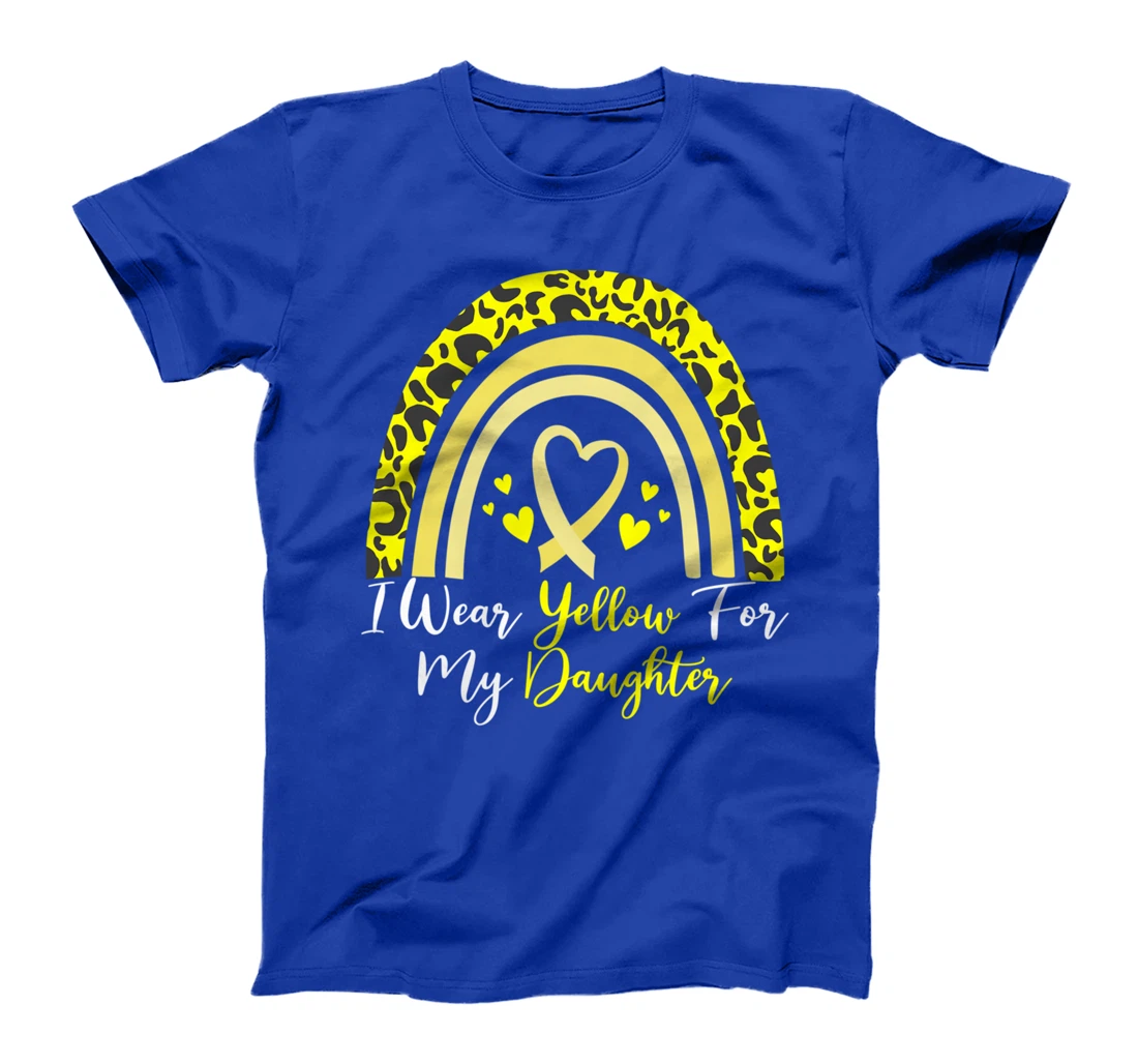 I Wear Yellow For My Daughter Spina Bifida Awareness Month T-Shirt