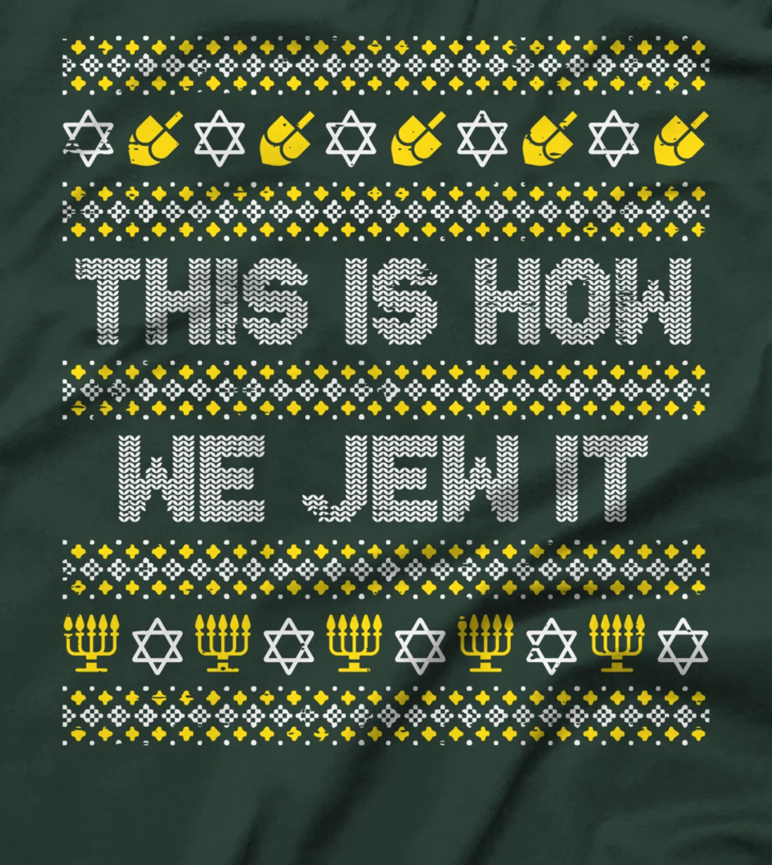 This Is How We Jew It Funny Hanukkah Pajamas Chanukah PJs T-Shirt