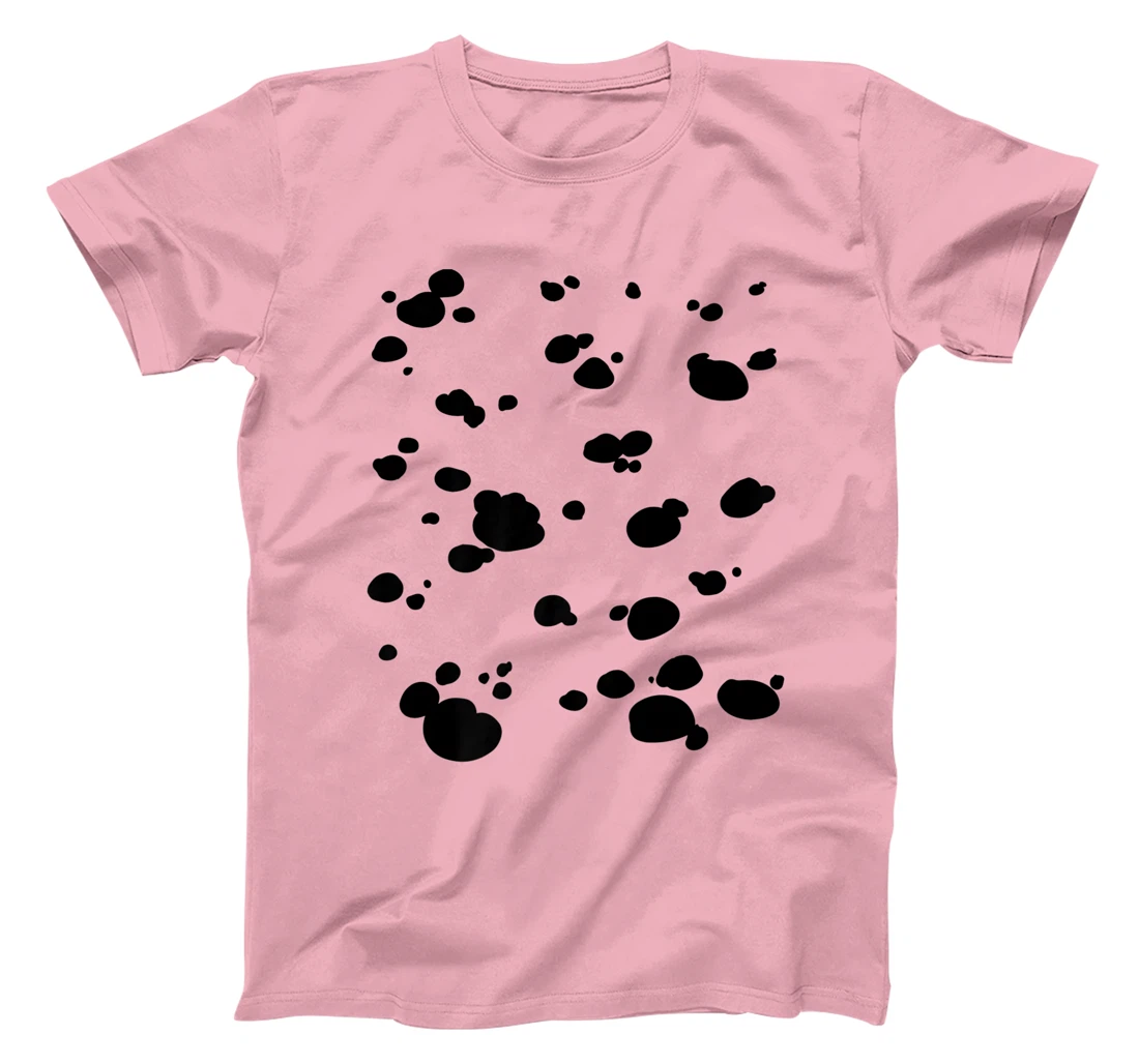 Womens Dalmatian Dog Pattern Funny DIY Costume T-Shirt, Kid T-Shirt and Women T-Shirt