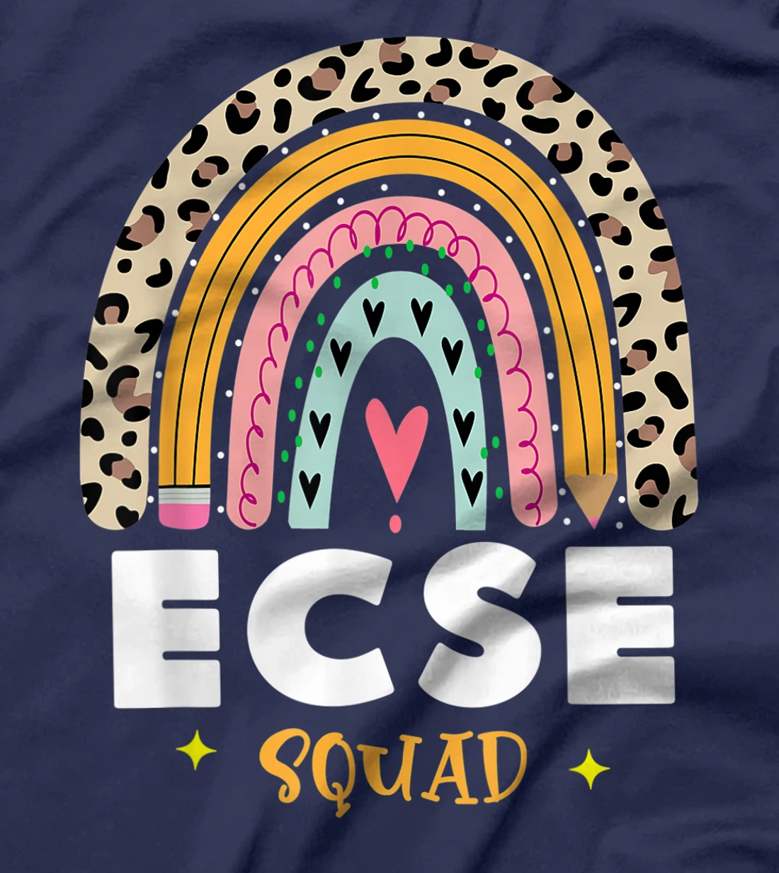 Early Childhood Special Education ECSE Teacher School SQUAD T-Shirt, Women T-Shirt