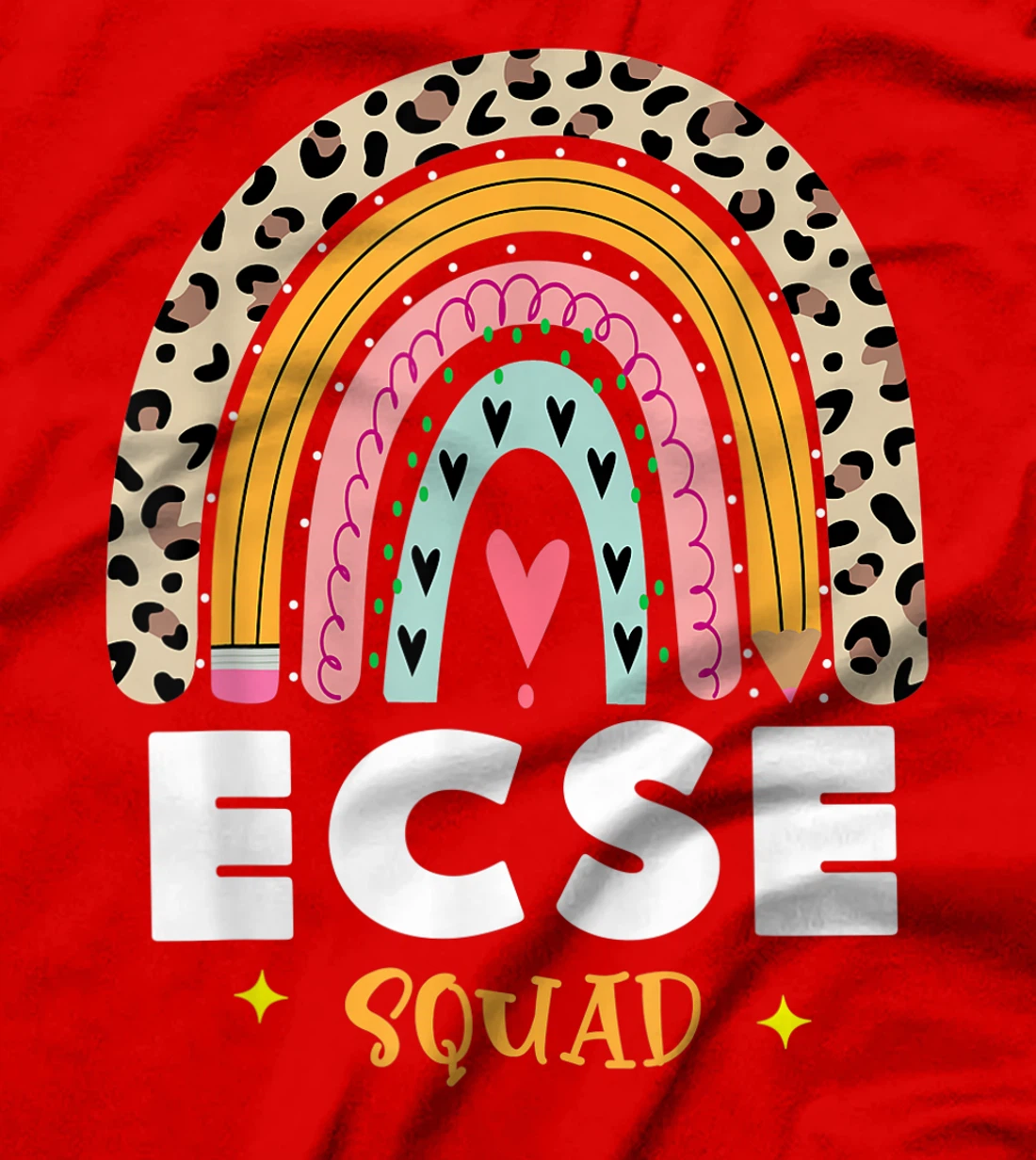 Early Childhood Special Education ECSE Teacher School SQUAD T-Shirt, Women T-Shirt
