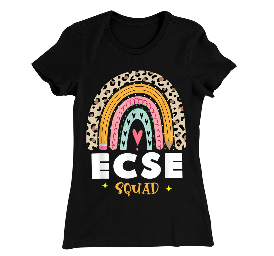 Early Childhood Special Education ECSE Teacher School SQUAD T-Shirt, Women T-Shirt