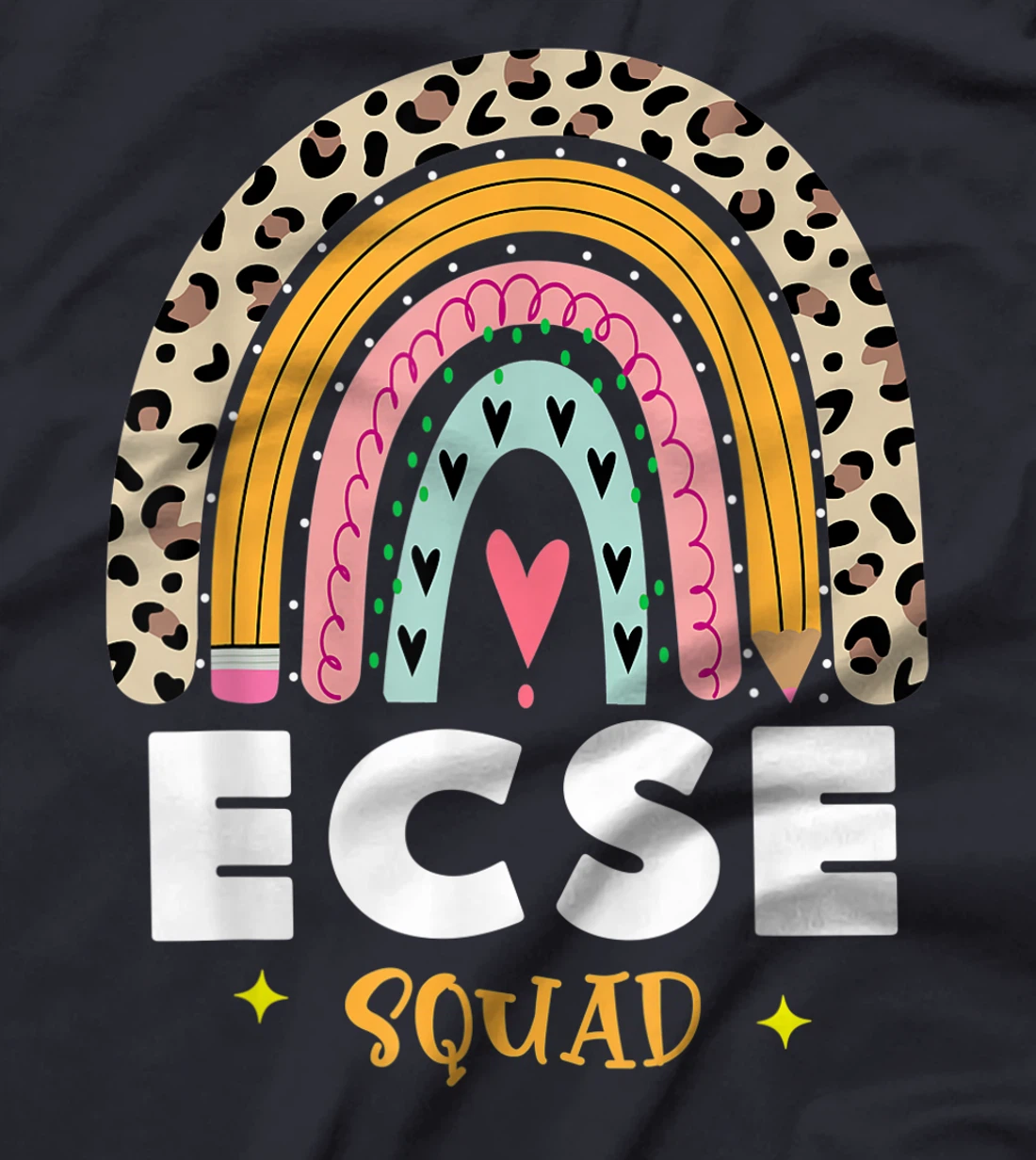 Early Childhood Special Education ECSE Teacher School SQUAD T-Shirt, Women T-Shirt