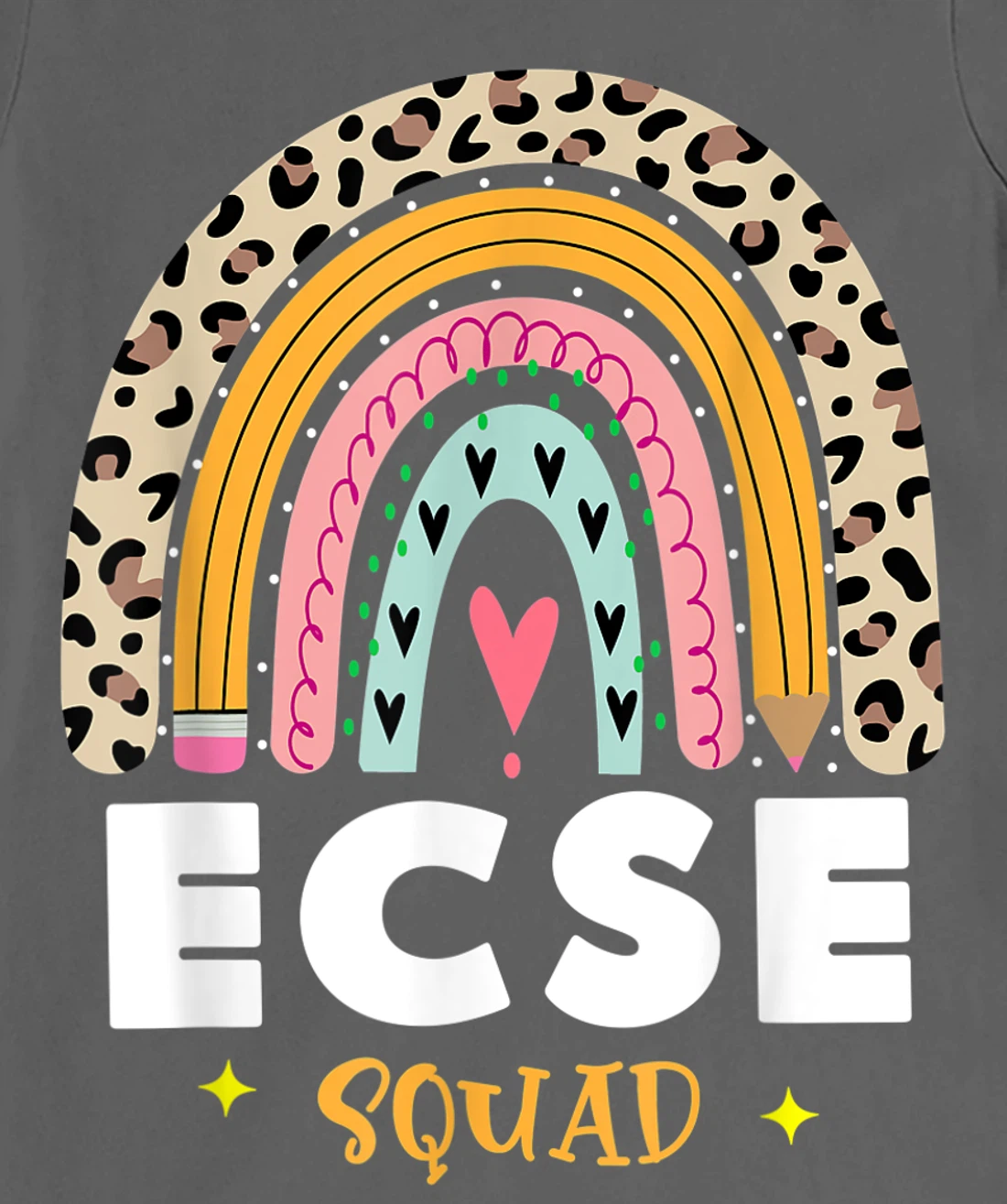 Early Childhood Special Education ECSE Teacher School SQUAD T-Shirt, Women T-Shirt