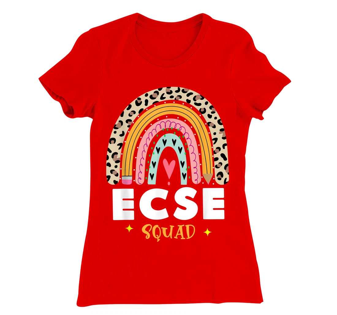 Early Childhood Special Education ECSE Teacher School SQUAD T-Shirt, Women T-Shirt