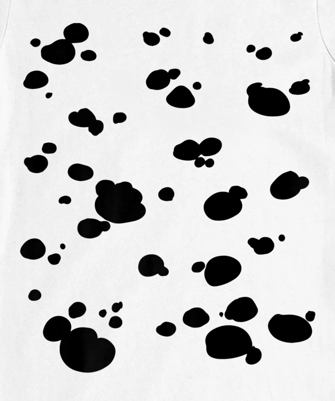 Womens Dalmatian Dog Pattern Funny DIY Costume T-Shirt, Kid T-Shirt and Women T-Shirt