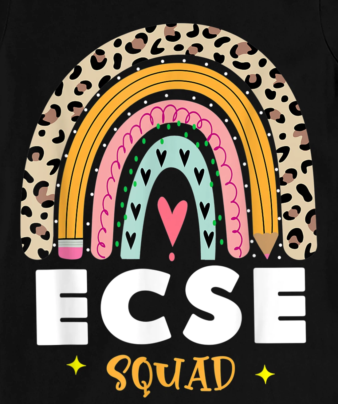 Early Childhood Special Education ECSE Teacher School SQUAD T-Shirt, Women T-Shirt