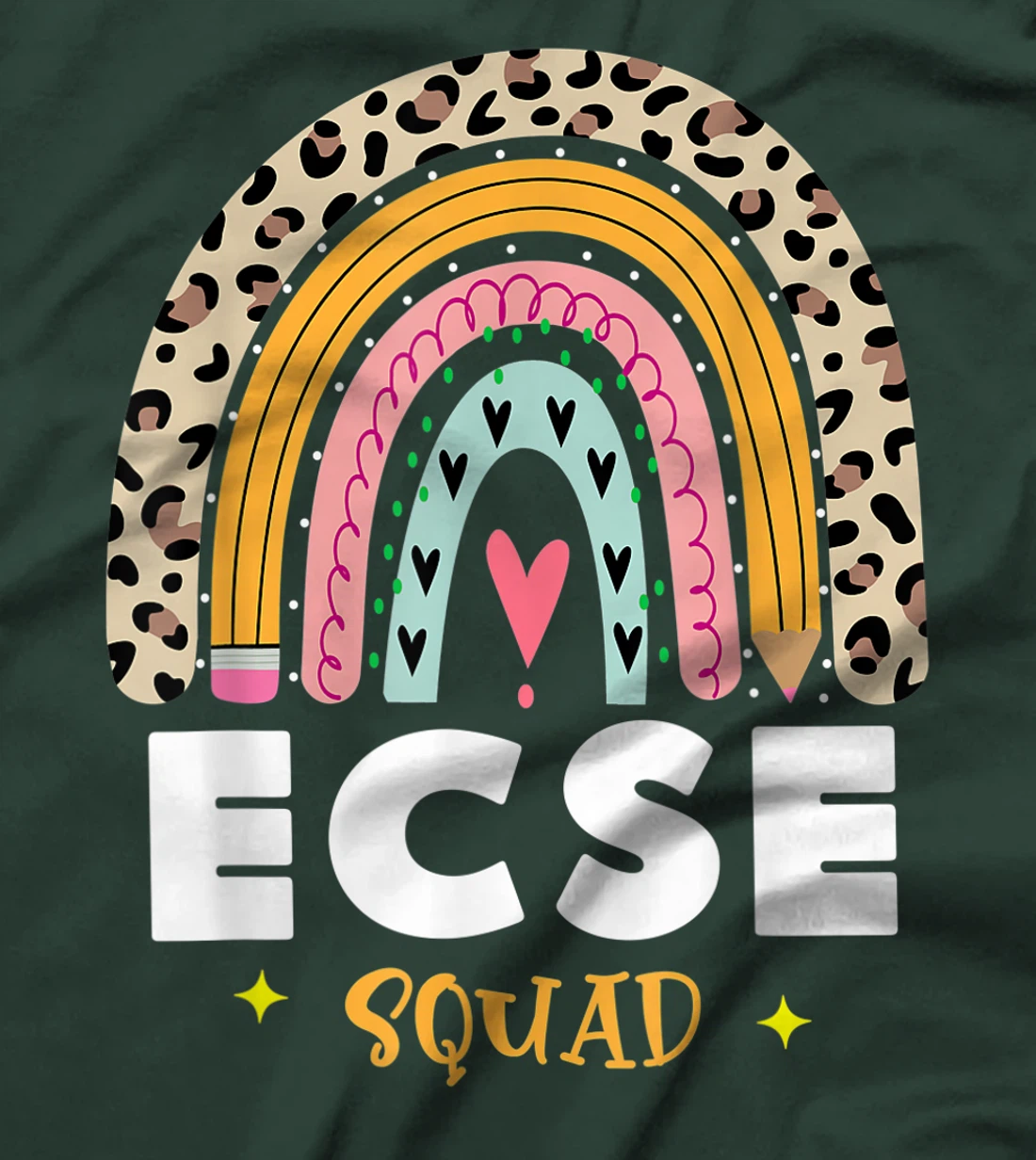 Early Childhood Special Education ECSE Teacher School SQUAD T-Shirt, Women T-Shirt