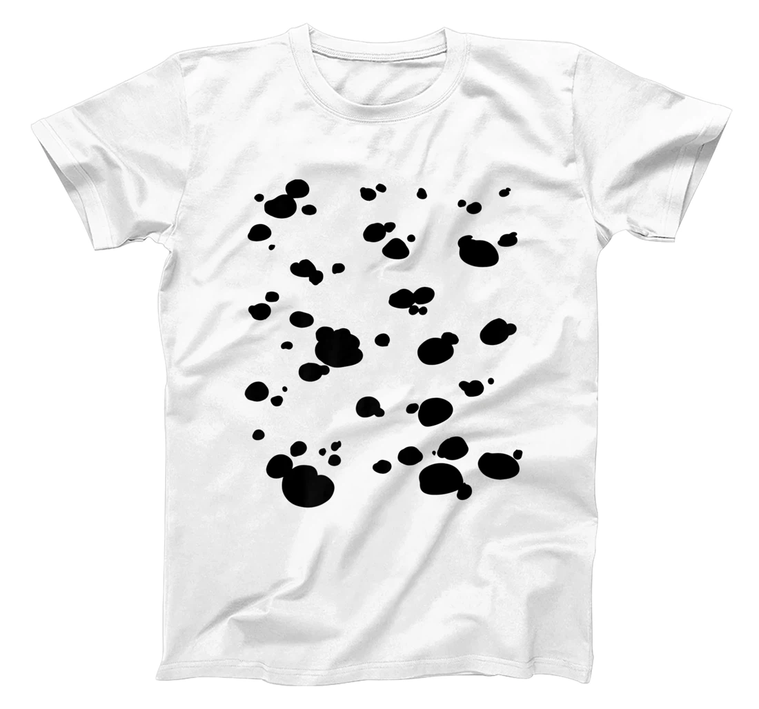 Womens Dalmatian Dog Pattern Funny DIY Costume T-Shirt, Kid T-Shirt and Women T-Shirt