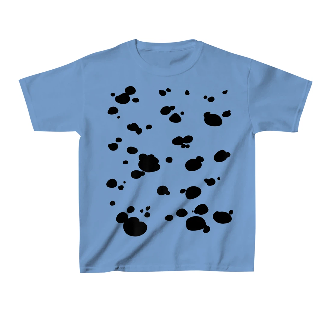 Womens Dalmatian Dog Pattern Funny DIY Costume T-Shirt, Kid T-Shirt and Women T-Shirt