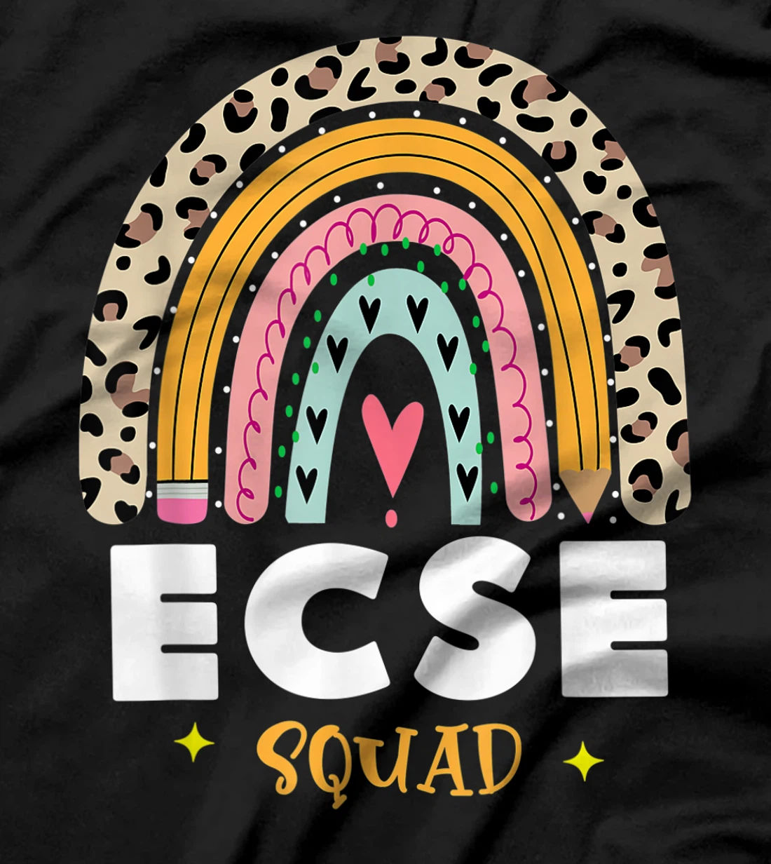 Early Childhood Special Education ECSE Teacher School SQUAD T-Shirt, Women T-Shirt
