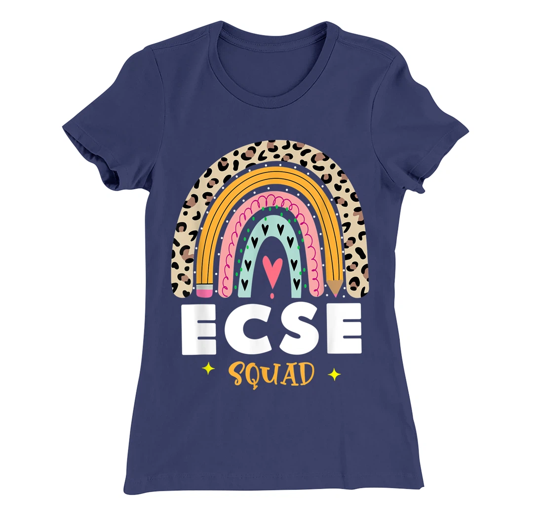 Early Childhood Special Education ECSE Teacher School SQUAD T-Shirt, Women T-Shirt