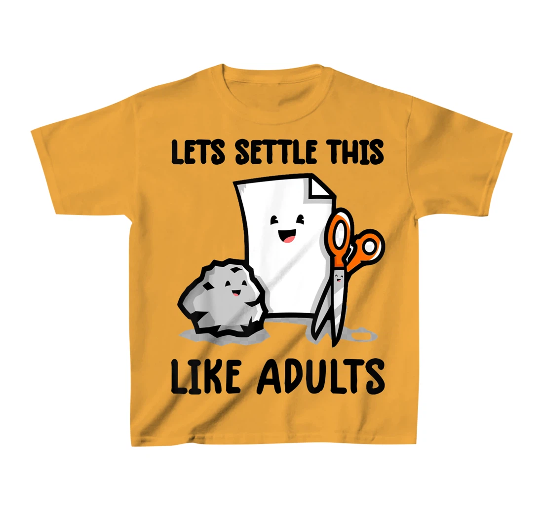 Womens lets settle this like adults shirt rock paper scissors funny T-Shirt, Kid T-Shirt and Women T-Shirt