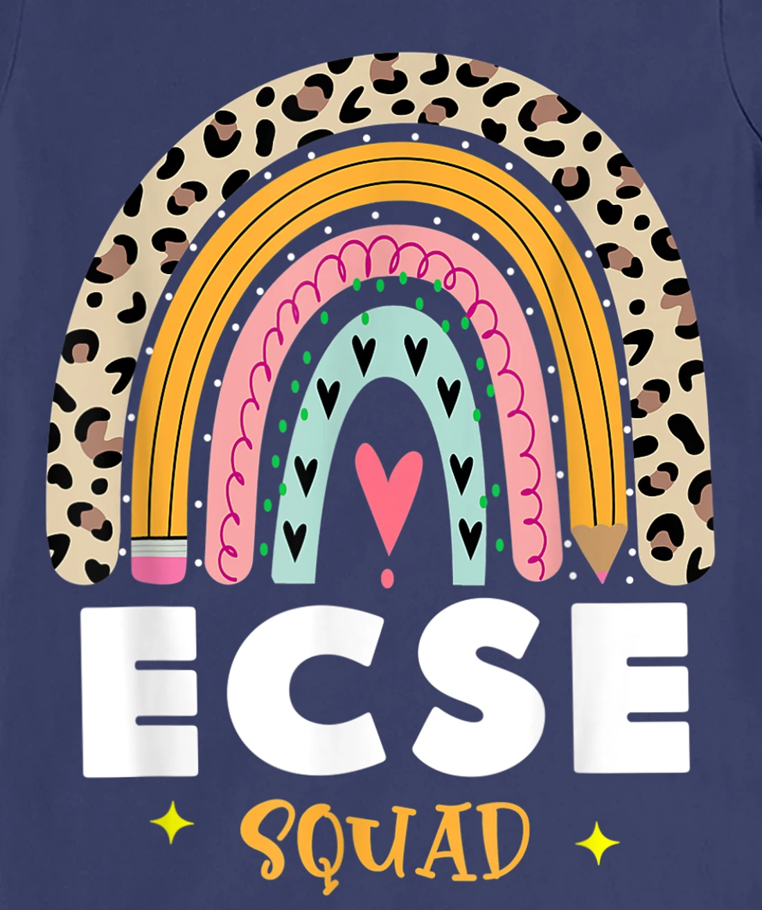 Early Childhood Special Education ECSE Teacher School SQUAD T-Shirt, Women T-Shirt