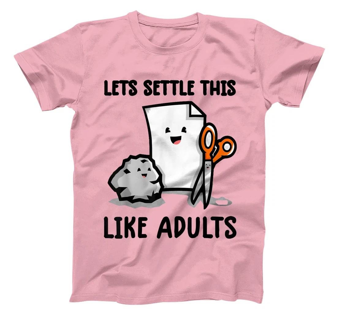 Womens lets settle this like adults shirt rock paper scissors funny T-Shirt, Kid T-Shirt and Women T-Shirt