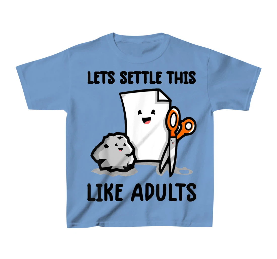 Womens lets settle this like adults shirt rock paper scissors funny T-Shirt, Kid T-Shirt and Women T-Shirt