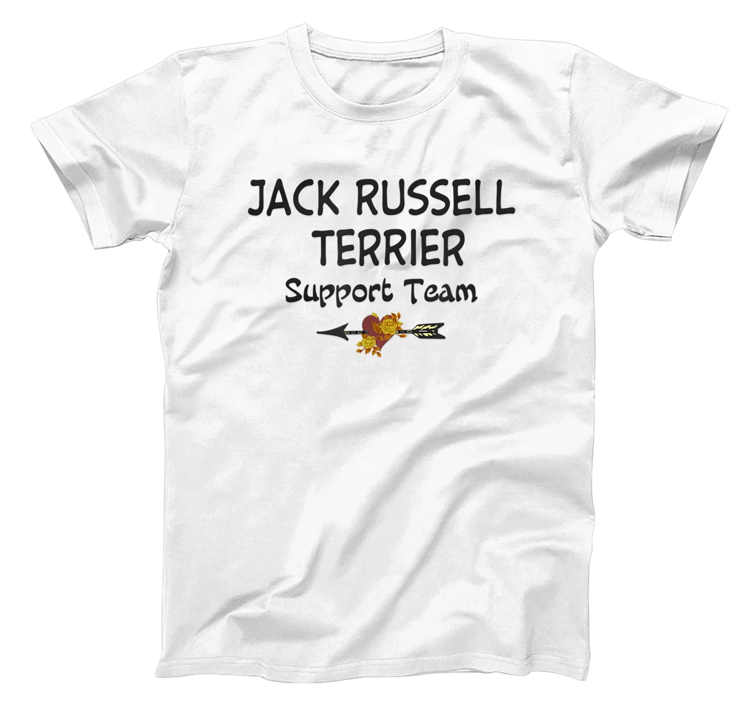 Womens Jack Russell Terrier Support Team Retro Vintage T-Shirt, Women T-Shirt