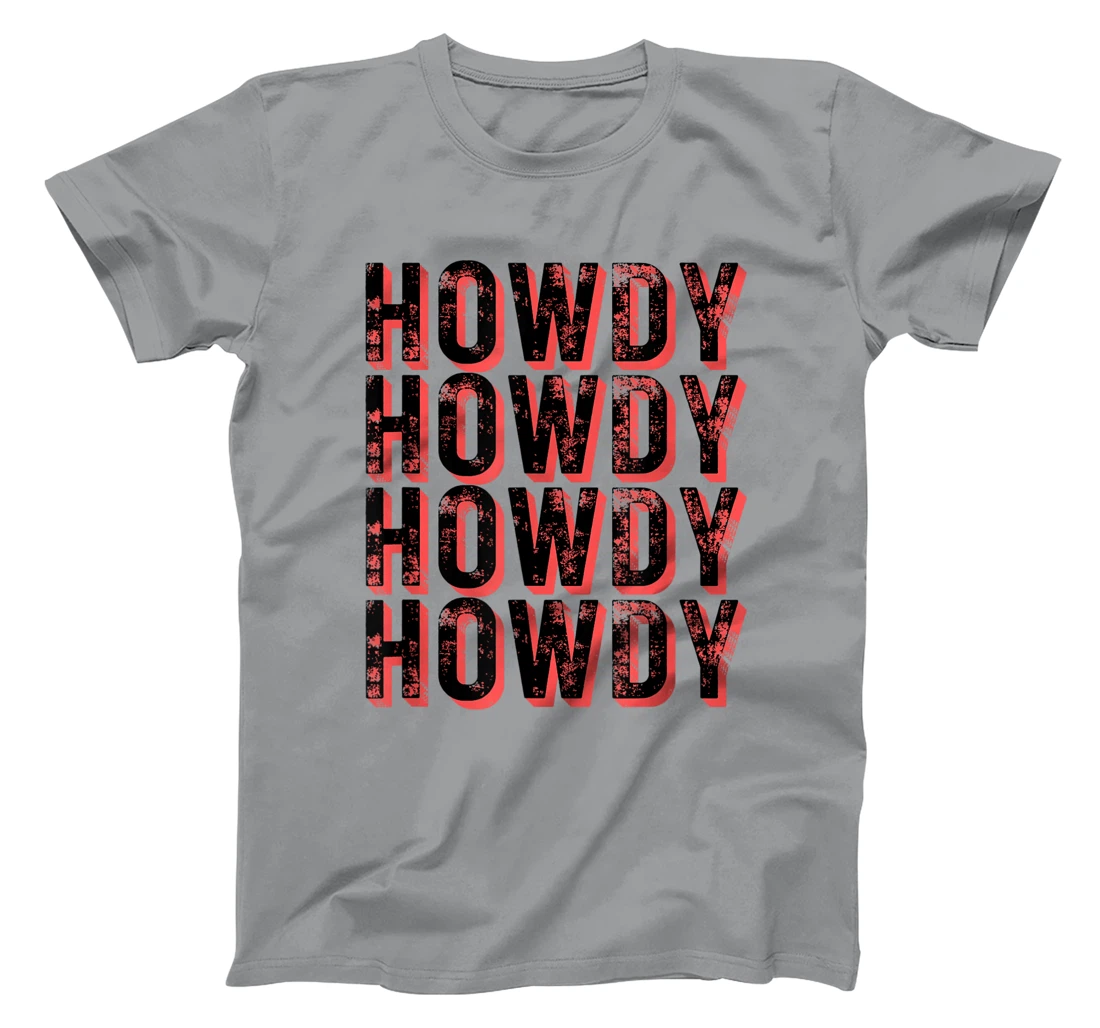 Vintage Howdy Rodeo Funny Western Country Southern Cowgirl T-Shirt, Kid T-Shirt and Women T-Shirt