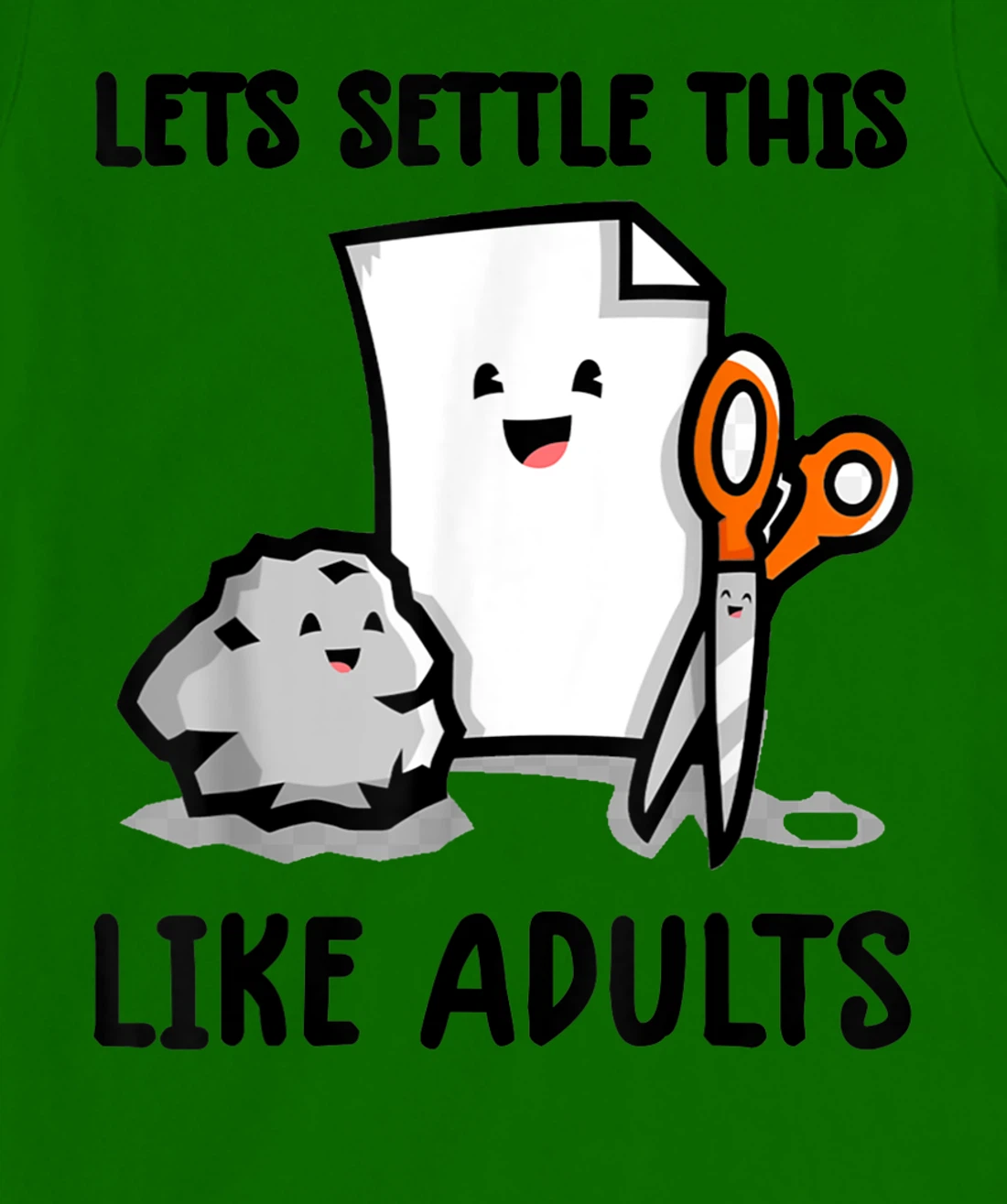 Womens lets settle this like adults shirt rock paper scissors funny T-Shirt, Kid T-Shirt and Women T-Shirt