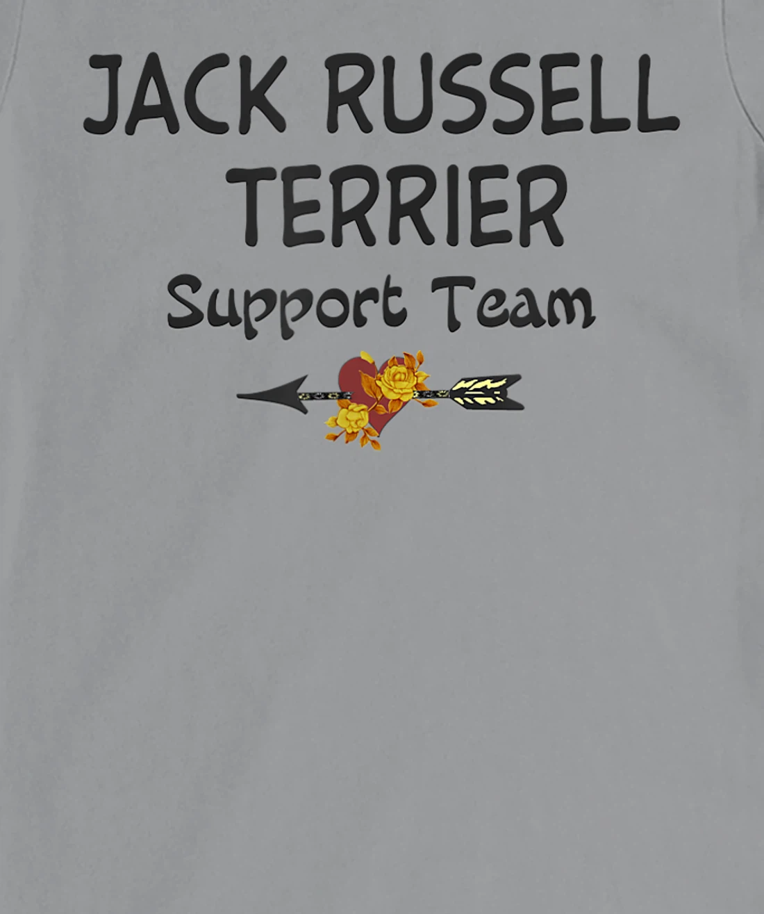 Womens Jack Russell Terrier Support Team Retro Vintage T-Shirt, Women T-Shirt