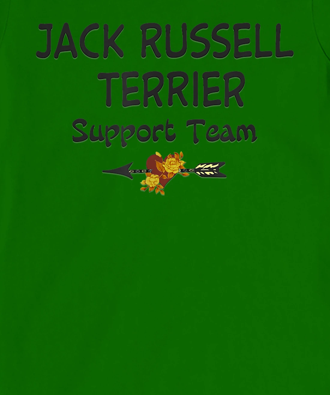 Womens Jack Russell Terrier Support Team Retro Vintage T-Shirt, Women T-Shirt