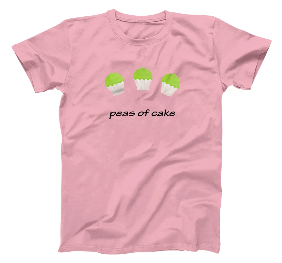 Womens Peas of cake, easy peasy piece of cake funny vegan pea pun T-Shirt, Kid T-Shirt and Women T-Shirt