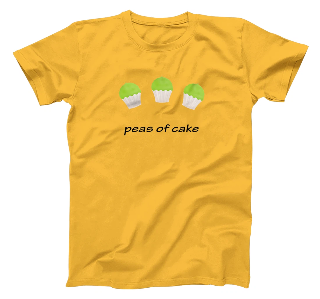 Womens Peas of cake, easy peasy piece of cake funny vegan pea pun T-Shirt, Kid T-Shirt and Women T-Shirt
