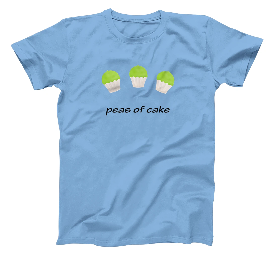 Womens Peas of cake, easy peasy piece of cake funny vegan pea pun T-Shirt, Kid T-Shirt and Women T-Shirt