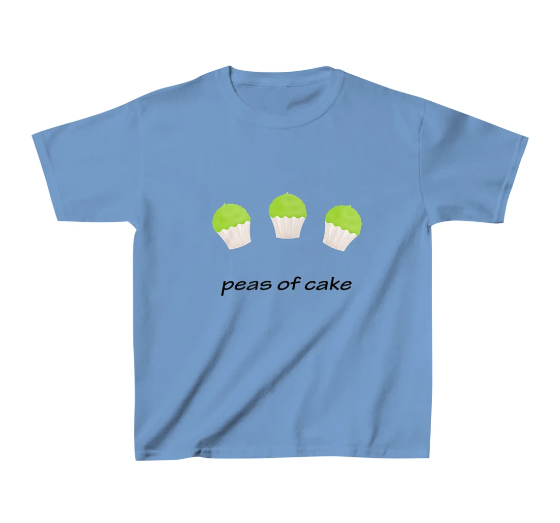 Womens Peas of cake, easy peasy piece of cake funny vegan pea pun T-Shirt, Kid T-Shirt and Women T-Shirt