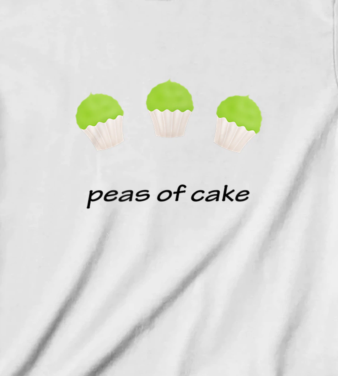 Womens Peas of cake, easy peasy piece of cake funny vegan pea pun T-Shirt, Kid T-Shirt and Women T-Shirt