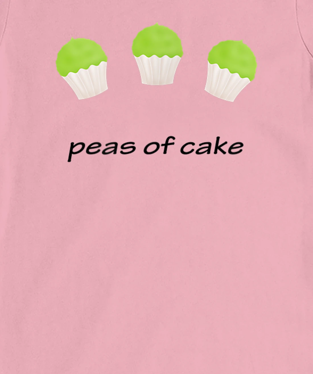 Womens Peas of cake, easy peasy piece of cake funny vegan pea pun T-Shirt, Kid T-Shirt and Women T-Shirt